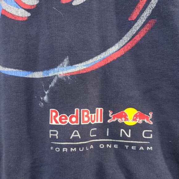 PUMA Men's Red Bull Racing Hoodie Sweatshirt Small Long Sleeve Blue Cotton Blend - Picture 5 of 14